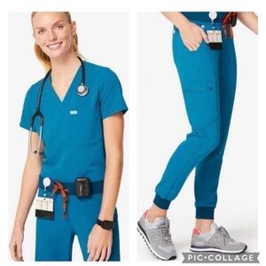 Figs Scrub Set - Alps Blue